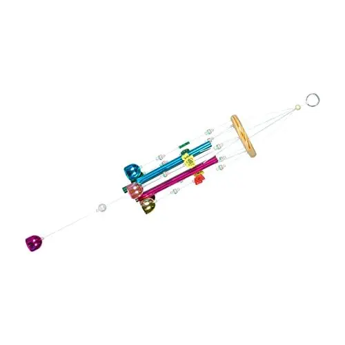Produktbild: YARNOW Windspiel Garten Deko Bunte Glocken Aus Kupferlegierung Große Hängende Windspiele Für Balkon Und Terrasse Harmonische Klänge Für Haus Und Gartendekoration