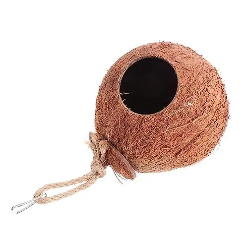 Produktbild: YARNOW Select Vogelnest Aus Kokosnussschalen Vogelhaus-Dekoration Für Vögel Vogelnest-Dekoration Für Garten Und Zuhause