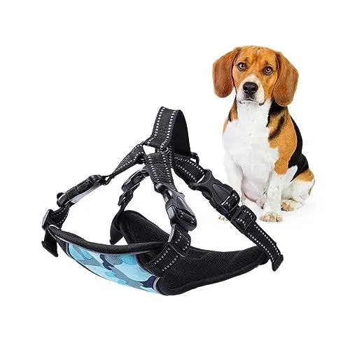 Produktbild: YARNOW Hundeweste Atmungsaktives Netzband Oxford-Stoff Transportkabel Brustgurte Reflektierende Weste Für Die Von Haustieren Größe S