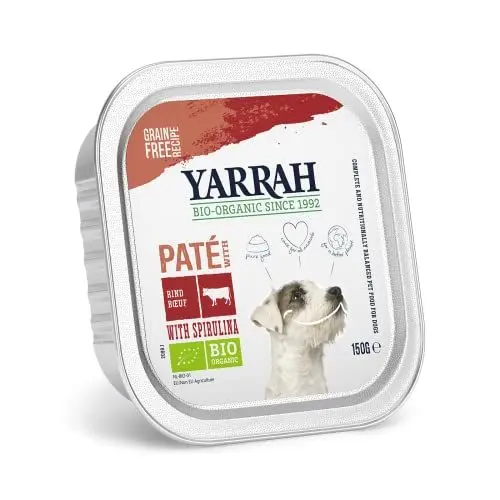 Produktbild: Yarrah Bio Hund Schale Pastete getreidefrei Rind, 150g, 12er Pack (12 x 150g) 150 g