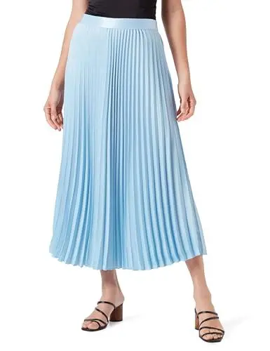 Produktbild: Y.A.S Damen YASCELINE HW MIDI Skirt S. NOOS Rock, Clear Sky, 44