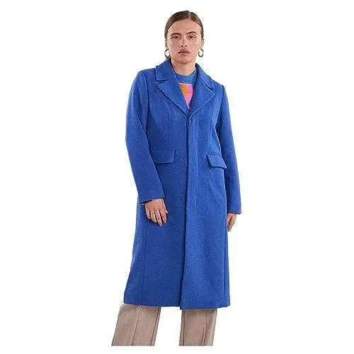 Produktbild: Y.A.S Damen YASLIMA LS Wool Mix Coat S. NOOS Wollmantel, Federal Blue, M