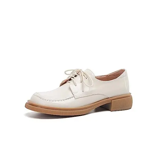 Produktbild: Yawors Damen DC577 Pumps mit Niedrig Geschnittene Oberteile Schleife Geschlossen Beige - 36.5 EU