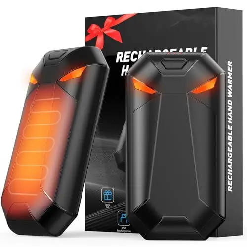 Produktbild: YAZEKY Handwärmer Elektrisch Geschenke für Männer - 2er Pack Männer Geschenke Weihnachten Wiederaufladbarer Handwärmer 6000mAh, Ideen Geschenke Magnetische Handwärmer