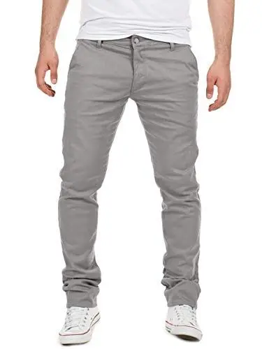 Produktbild: Yazubi Dustin - Chinohosen Für Männer - Stretch Herren Chino Stoffhosen - Chinojeans, Grau (Gull 4R173802), W32/L32
