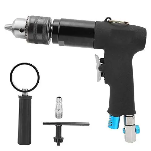 Produktbild: YC-1091 Pneumatische Luftbohrmaschine, Luftbohrpistolen-Bohrmaschine mit Schraubenschlüssel-Düsengriff für die Möbelmaschinenproduktion (Gasdüse im europäischen Stil)