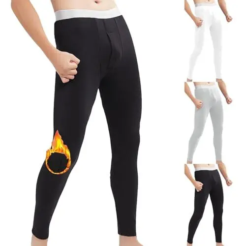 Produktbild: YCBMINGCAN Outlet Angebote Thermo Hose Herren Unterhosen Herren Lange Warm Thermohose Männer Thermounter wäsche Winter Skiunter wäsche Fleece Unter wäsche Hose Herren Thermo Unterhose