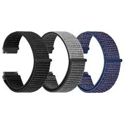 Produktbild: YCHDDER Fabric Nylon Uhrenarmbänder,16mm 18mm 19mm 20mm 22mm Schnellverschluss Armband Verstellbare Aatmungsaktive Gewebte Sportbänder Ersatzarmband für Herren Damen