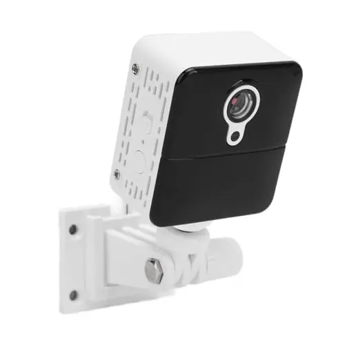 Produktbild: Yctze 1080P HD-Auflösung, Bewegungserkennung, Kabellose Nachtsicht-Überwachungskamera, 32 GB Speicher, Funktioniert mit Alexa, für Weitwinkelaufnahmen, Loop-Aufnahmen, Kabellose
