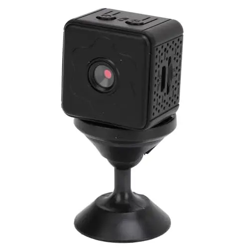 Produktbild: Yctze 1080P Wiederaufladbare, Batteriebetriebene Überwachungskamera mit Nachtsicht, Bewegungserkennung für zu Hause, Innenüberwachungskamera für Baby-Haustier-Nanny,