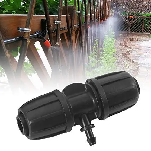 Produktbild: Yctze 10 Stück 16 Mm auf 4/7 Widerhaken-T-Verbindungsschloss für PE-Schlauch, Ideal für Gartenbewässerungssysteme