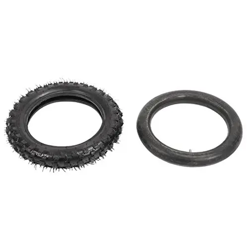 Produktbild: Yctze 2,50 X 10 Zoll Reifenschlauch-Set Off-Road-Motorradreifen mit Geradem TR13-Ventilschaft für 50 70 90 110 Mini Dirt Pit Bike Radteile