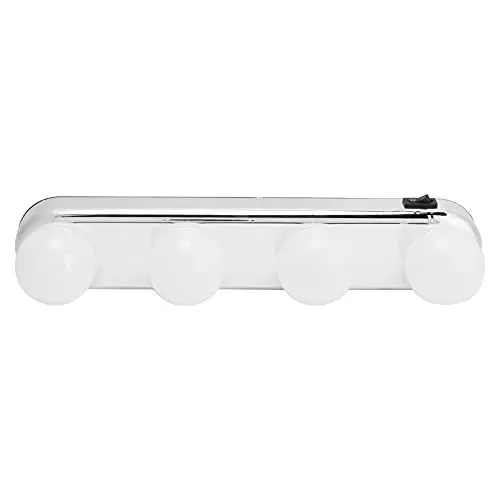 Produktbild: 4LED-Schminktisch-Schminktisch-Licht-Make-up-Wandlampen-Set, Glühbirnen-Spiegelleuchte, Tragbare Badezimmerspiegelleuchte, Einfache Installation für Wohnzimmer, Badezimmer,