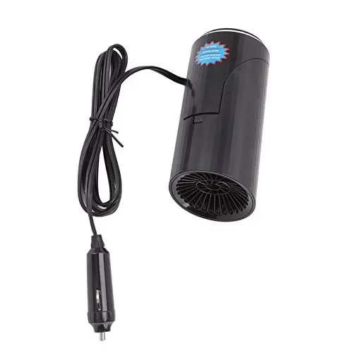 Produktbild: Yctze Autoheizung, K¨¹HL und Warm Schnelle Erw?rmung Tragbarer Zigarettenanz¨¹nder Autoheizung Demister-Defroster mit Drehbarer Basis F¨¹r Autos LKW Wohnmobile Boote 24 V
