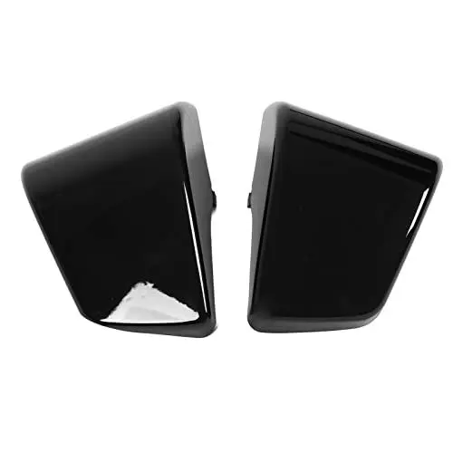 Produktbild: Yctze Batterie Seitenverkleidungen, Motorrad Batterie Seitenabdeckung, Seitliche Batteriekastenabdeckung, Batterie Seitenprotektor, Seitenpanel für Shadow ACE VT400 VT750 1997-2003