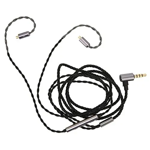 Produktbild: Yctze Dynamische 6-mm-HiFi-P-Bass-Ohrhörer, Abnehmbarer 2-poliger 0,78-mm-Kopfhörer, Kompatibel mit Weston 964 UE3X·· Verbesserte Klangqualität und Design ohne Abbruch (2-poliges