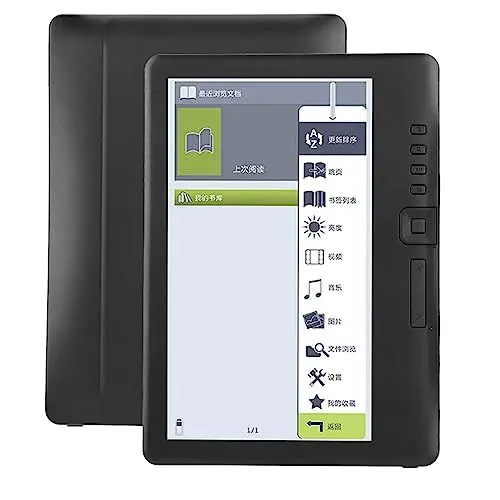 Produktbild: E-Book Reader Mit Hörbuch,E-Book-Reader en,Spkartenleser,Bk7019 Tr 7-Zoll-E-Book-Reader Bunter Bildsrm Unteützt Tf-Karte 8G-Sp (8G Sp)