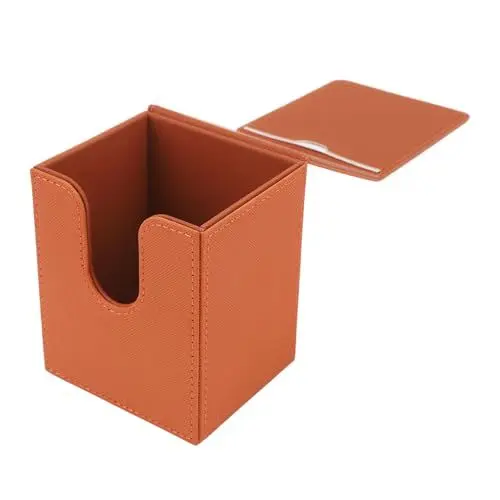 Produktbild: Yctze Foto-Aufbewahrungsbox mit Magnetischem Deckelverschluss, PVC-Hülle mit Großem Fassungsvermögen für 3-Zoll-Fotos, Briefmarken, Bankkarten, für Bis zu 50 Fotos, Transparentes (BROWN)