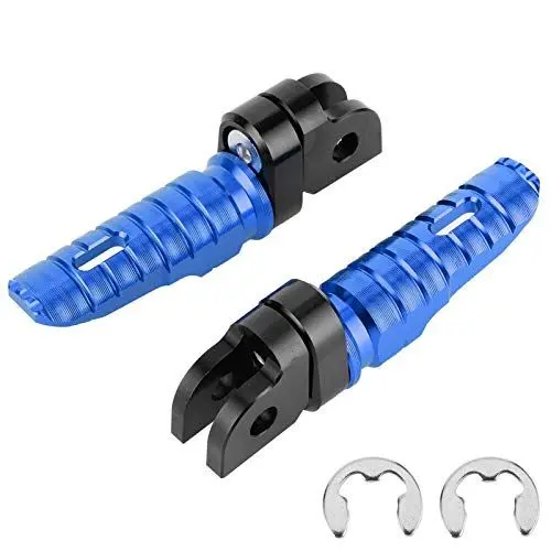 Produktbild: Yctze Front Footrests Motorrad Vordere Fußstützen Links Rechts Paare Passend für MT-03, MT-25, MT-07, MT-09, R3, XJ6 – Vordere Fuß Peg, Motorrad-Zubehör