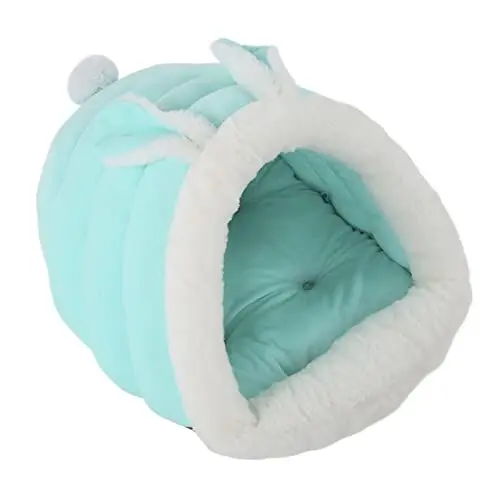 Produktbild: Naroote Hundehütte, Hundehütte für den Innenbereich, Winter, Warme Katzennester, Welpenhöhle, Sofa, Haustierprodukte, Waschbar, Halbgeschlossene Hundehütte, Zwinger, Bettmatte für