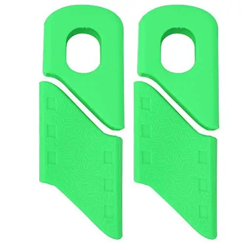 Produktbild: Yctze Kurbelschutz, Umweltfreundlicher Schwarzer Kurbelschutz, Fahrrad-Fahrradliebhaber-Roller für Fahrradkurbeln (Green)