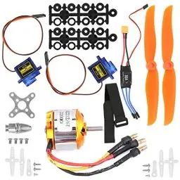 Produktbild: Haofy Rc Fernbedienung Flugzeug 2212 Kv2200 Motor 6035 Propeller Servo 30A Esc Xt60 Set, Bürstenlosen Motor Und Esc, Rc Flugzeug Motor