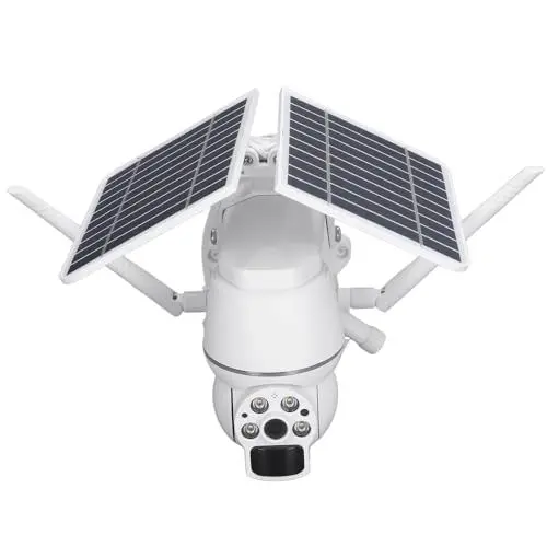 Produktbild: Yctze R Sicherheitskameras aus Aluminium und Kunststoff, Sicherheitskameras mit Pir-Körpererkennung, WLAN, Zwei-Wege-Gespräch, Sicherheitskameras füR Bauarbeiten, Pflanzungen Im Freien