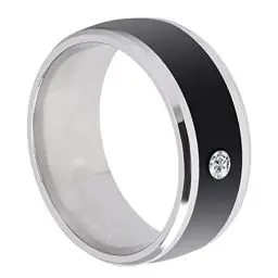 Produktbild: NFC Ring zum bezahlen Herren,NFC Ring,Ring NFC,Smart Ring,NFC-Ring,NFC-Multifunktions-Smart-Ringe,Magisches Tragbares Gerät,Universell Für Mobiltelefone (Größe 9) (Größe13)