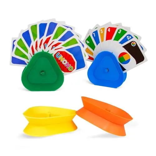 Produktbild: YCVSKY 4 Stück Kartenhalter Kinder,Spielkartenhalter Kinder Spielkarten,Kartenhalter Spielkarten für Senioren und Kinder