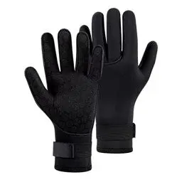Produktbild: YDQUANI Neoprenhandschuhe 3mm Neopren Tauchhandschuhe Thermische Anti-Rutsch Tauchhandschuhe für Frauen Kinder Schnorcheln Kajakfahren Schwimmen Surfen Fischen