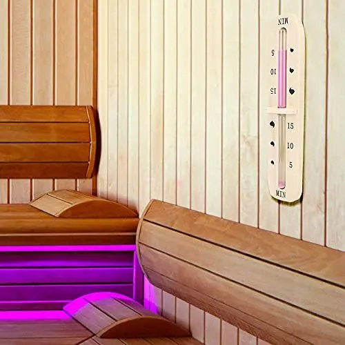 Produktbild: 15 Minuten Sanduhr, Infrarot-Sanduhr, Sauna-Timer, Saunauhr, Timer-Werkzeug, Zubehör für Sauna, Bad, Café