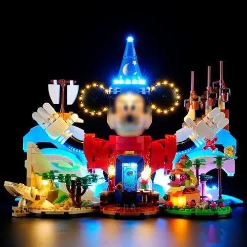 Produktbild: YEABRICKS LED Licht für 21352 Ideas Disney Magie Bausteine Modell (Bausteine Set Nicht enthalten)