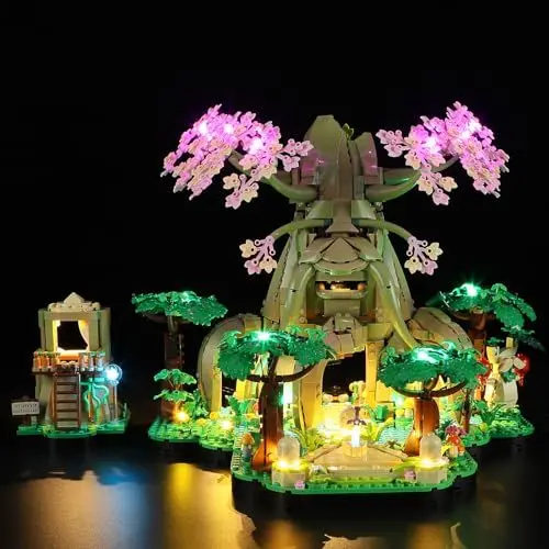 Produktbild: YEABRICKS LED Licht für 77092 The Legend of Zelda Deku-Baum 2-in-1 Bausteine Modell (Bausteine Set Nicht enthalten)