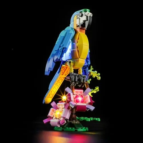Produktbild: YEABRICKS LED Licht für Lego-31136 Creator Exotischer Papagei Bausteine Modell (Lego Set Nicht enthalten)