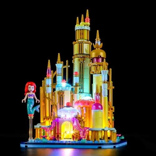 Produktbild: YEABRICKS LED Licht für Lego-40708 Disney Arielles Mini-Schloss Bausteine Modell (Lego Set Nicht enthalten)