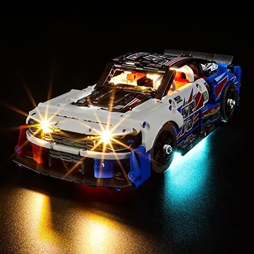 Produktbild: YEABRICKS LED Licht für Lego-42153 Technic NASCAR Next Gen Chevrolet Camaro ZL1 Bausteine Modell (Lego Set Nicht enthalten)