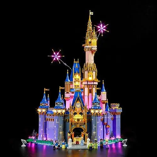 Produktbild: YEABRICKS LED Licht für Lego-43222 Disney Schloss Bausteine Modell (Lego set nicht enthalten)