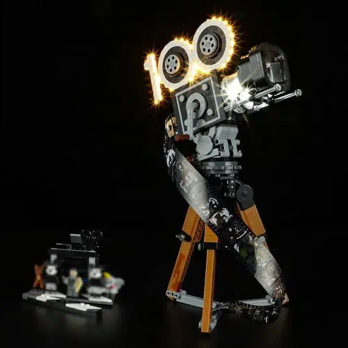 Produktbild: YEABRICKS LED Licht für Lego-43230 Disney Kamera-Hommage an Walt Disney Bausteine Modell (Lego Set Nicht enthalten)