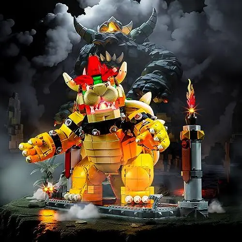 Produktbild: YEABRICKS LED Licht für Lego-71411 Super Mario Der mächtige Bowser Bausteine Modell (Lego Set Nicht enthalten)