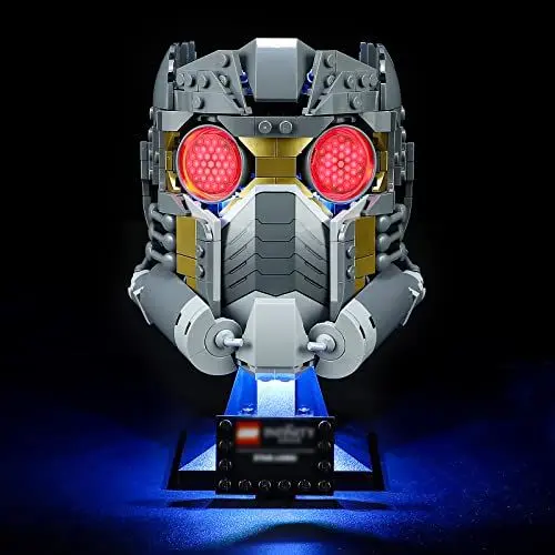 Produktbild: YEABRICKS LED Licht für Lego-76251 Marvel Star-Lords Helm Bausteine Modell (Lego Set Nicht enthalten)