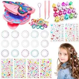 Produktbild: YeahBoom Hair Bedazzler Kit,Haar Diamanten Maschine+861 Hair Diamond,Diamanten Haare,Strasssteine Haare,Haarschmuck Maschine,zum Anbringen der Strasssteine am Haar Kleidung und Accessoires