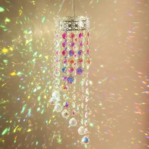Produktbild: YeahBoom Sonnenfänger Kristall Fenster,Kristall Anhänger Deko,Fensterdeko Hängend,Kristall-Sonnenfänger,Regenbogen Sonnenfänger Kristal,Regenbogen Kristalle Anhänger,Zuhause Gartendeko