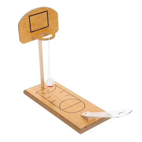 Produktbild: YeahiBaby Holz Desktop Basketball Spielzeug Mini spaß Basketball Spiel Spielzeug für mädchen Jungen Kinder