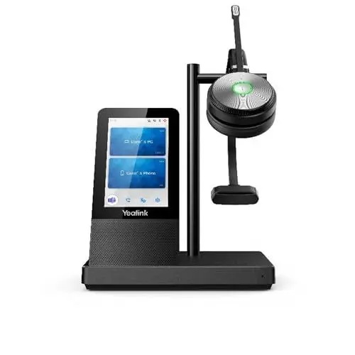 Produktbild: Yealink DECT Headset WH66 Mono UC, Schwarz