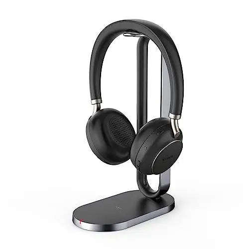 Produktbild: Yealink Headset BH 76 inkl. Ladeständer UC Black USB-A Bluetooth-Headset