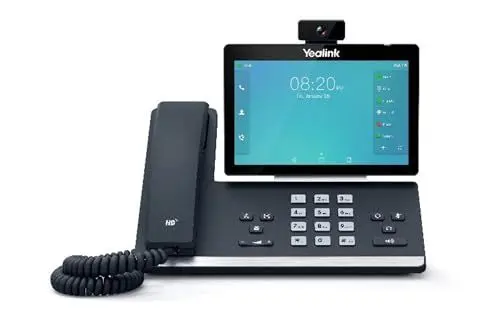 Produktbild: Yealink IP Telefon SIP-T58A VoIP-Telefon mit Kamera, schwarz