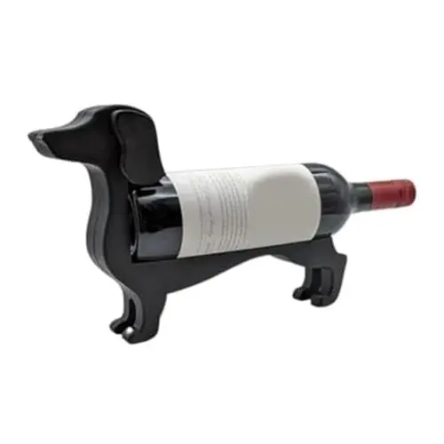 Produktbild: Dackel Hund Weinflaschenhalter, Vielseitiges Dackel Weinregal, Dackel Weinflaschenhalter Organizer | Einzelflaschen-Weinregal-Organizer für Zuhause, Bar, Verschiedene Anlässe