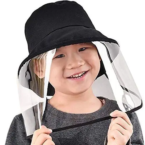 Produktbild: YEKEYI Anti-Fog Speichel Schutzkappe Baseball Cap Gesichtsmaske Schutz Sonnenhut Gr. Einheitsgröße, Schwarz02