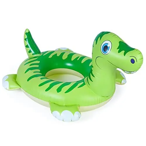 Produktbild: Yellcetoy Schwimmring Kinder, Dinosaurier Schwimmtiere Schwimmreifen Wasserspielzeug Pool Aufblasbar Spielzeug für Kinder Junge Mädchen ab 3-12 Jahre