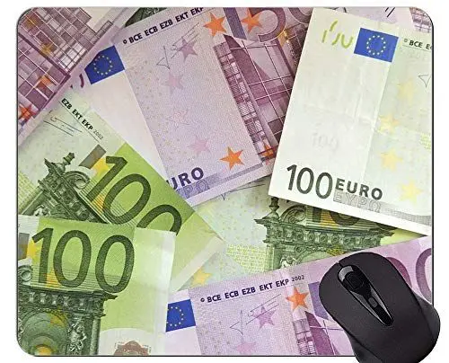 Produktbild: Mausunterlage Anti-Rutsch, Geld Geld-personalisierte Rechteck-Spiel-Mausunterlagen